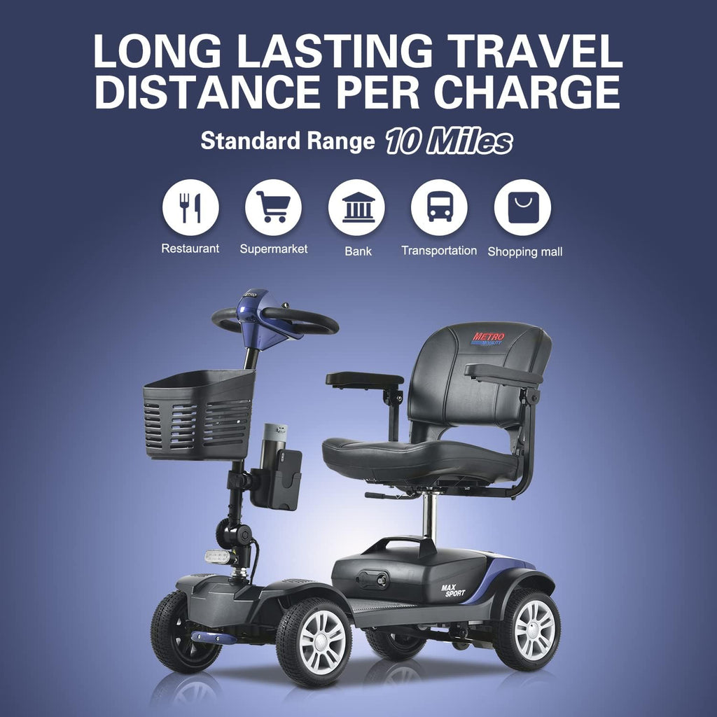 Max Sport Blue Electric Mobility Scooter G631904