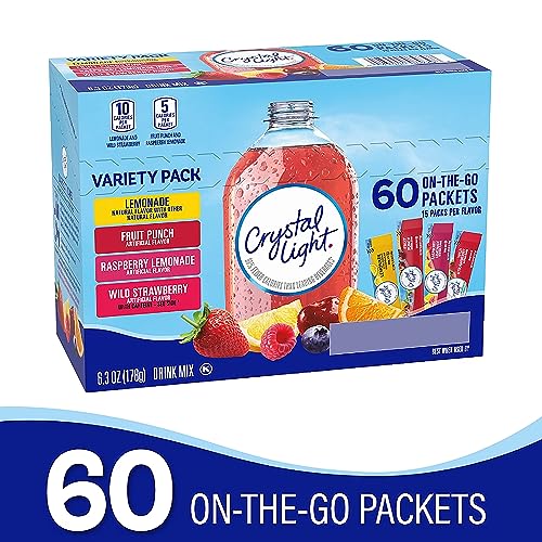 Crystal Light Powdered Drink Mix Variety Pack - 60 Count T99236