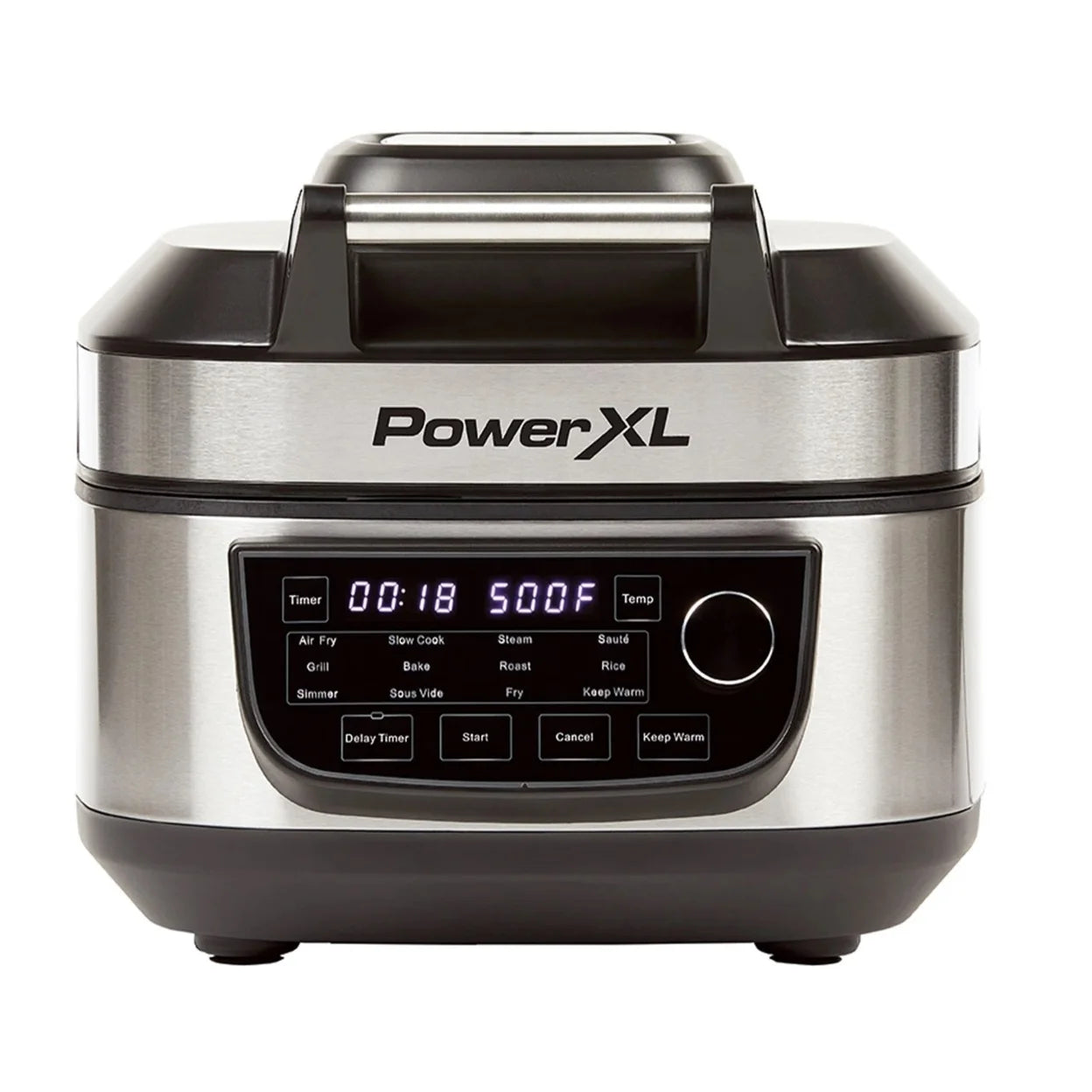 6 QT 12-in-1 Indoor Grill Air Fryer Combo X633