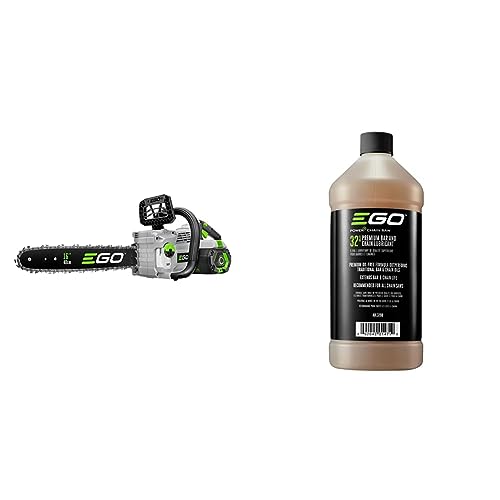 16-Inch 56-Volt Cordless Chainsaw Bundle with Bar Oil and Charger E3830