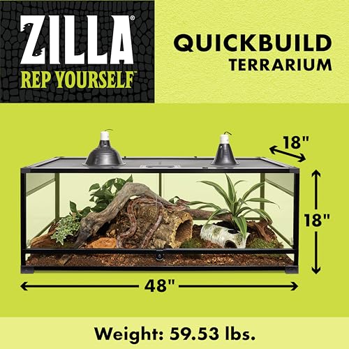 48"x18"x18" Glass Reptile Terrarium R763914