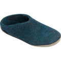 Open Heel Petrol Shoes I874