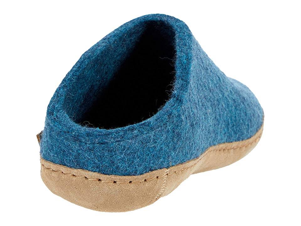 Open Heel Petrol Shoes I874
