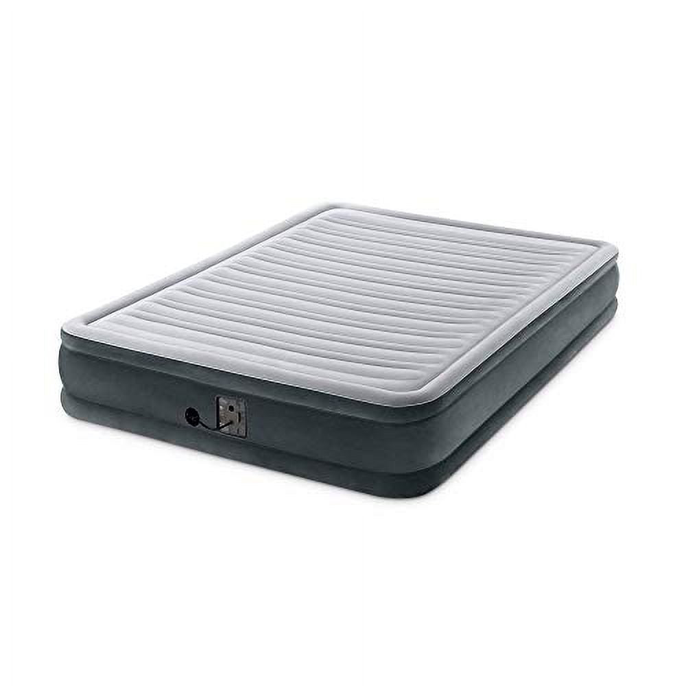 Queen Grey Airbed with Electric Pump W606