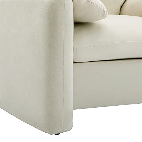 Grey Chenille Oversized Armchair P896