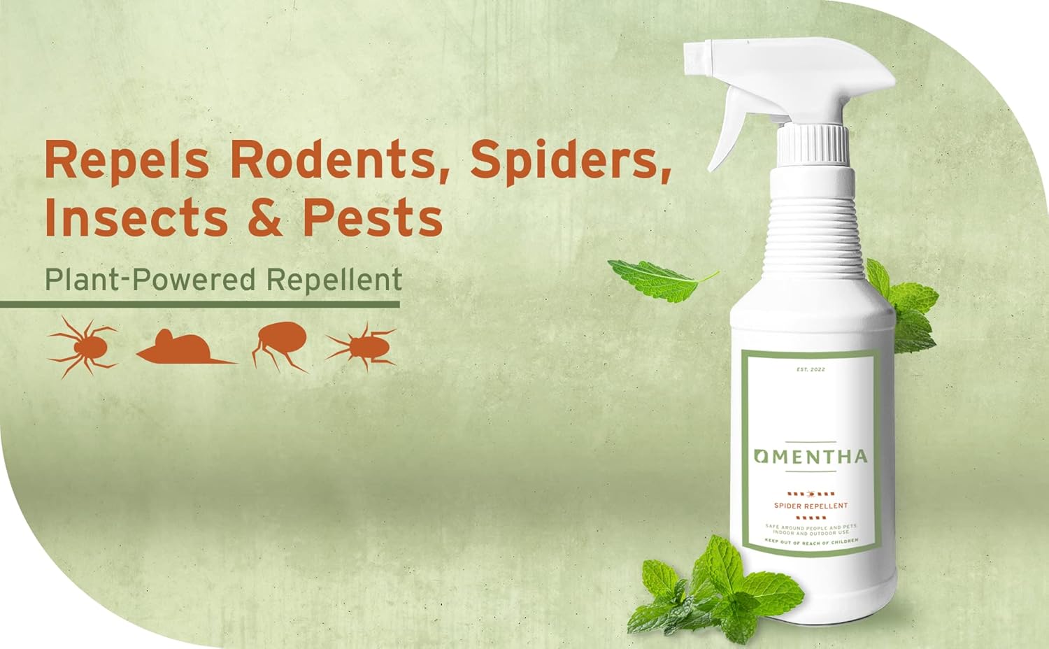 16oz Peppermint Oil Insect and Pest Control Spray I875