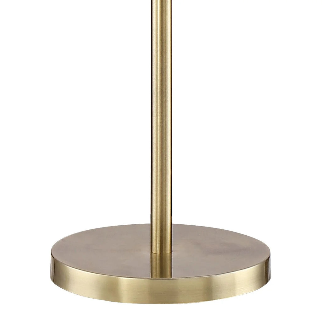 Aged Brass 3 Light Adjustable Dome Shade Floor Lamp O19637