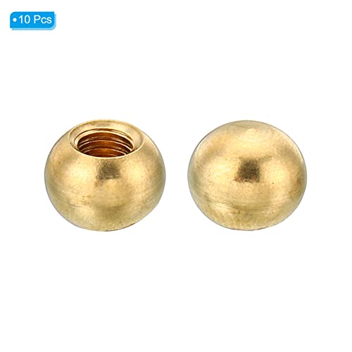 10 Pack Brass M3x0.5 Thread Cap Nuts J382406