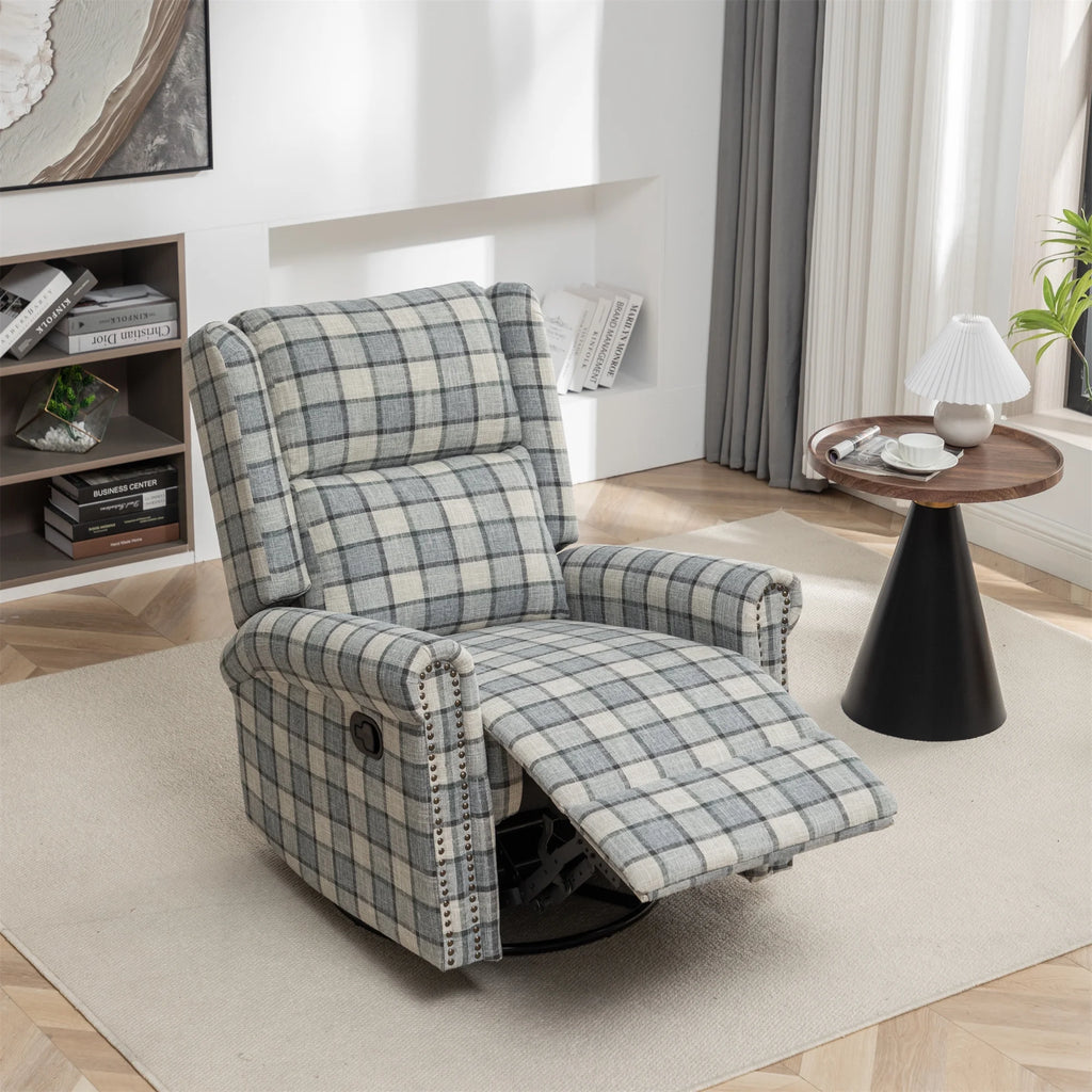 Green Swivel Rocker Recliner Chair D930