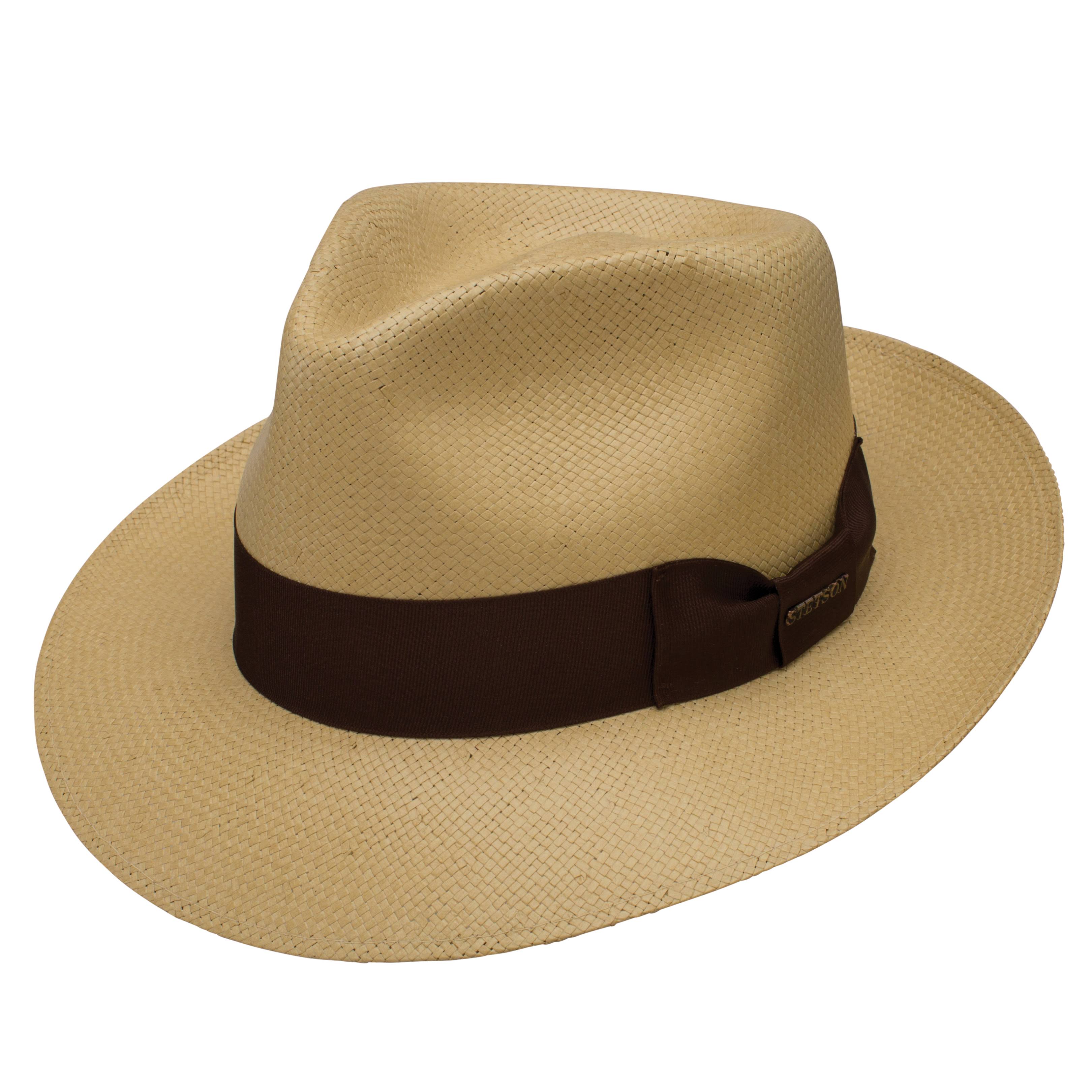Shantung Straw Fedora Hat F9510
