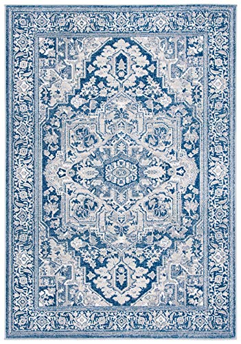 Navy & Grey Area Rug U838