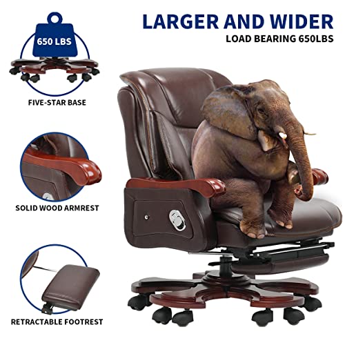 High Back Genuine Leather Office Chair G262073