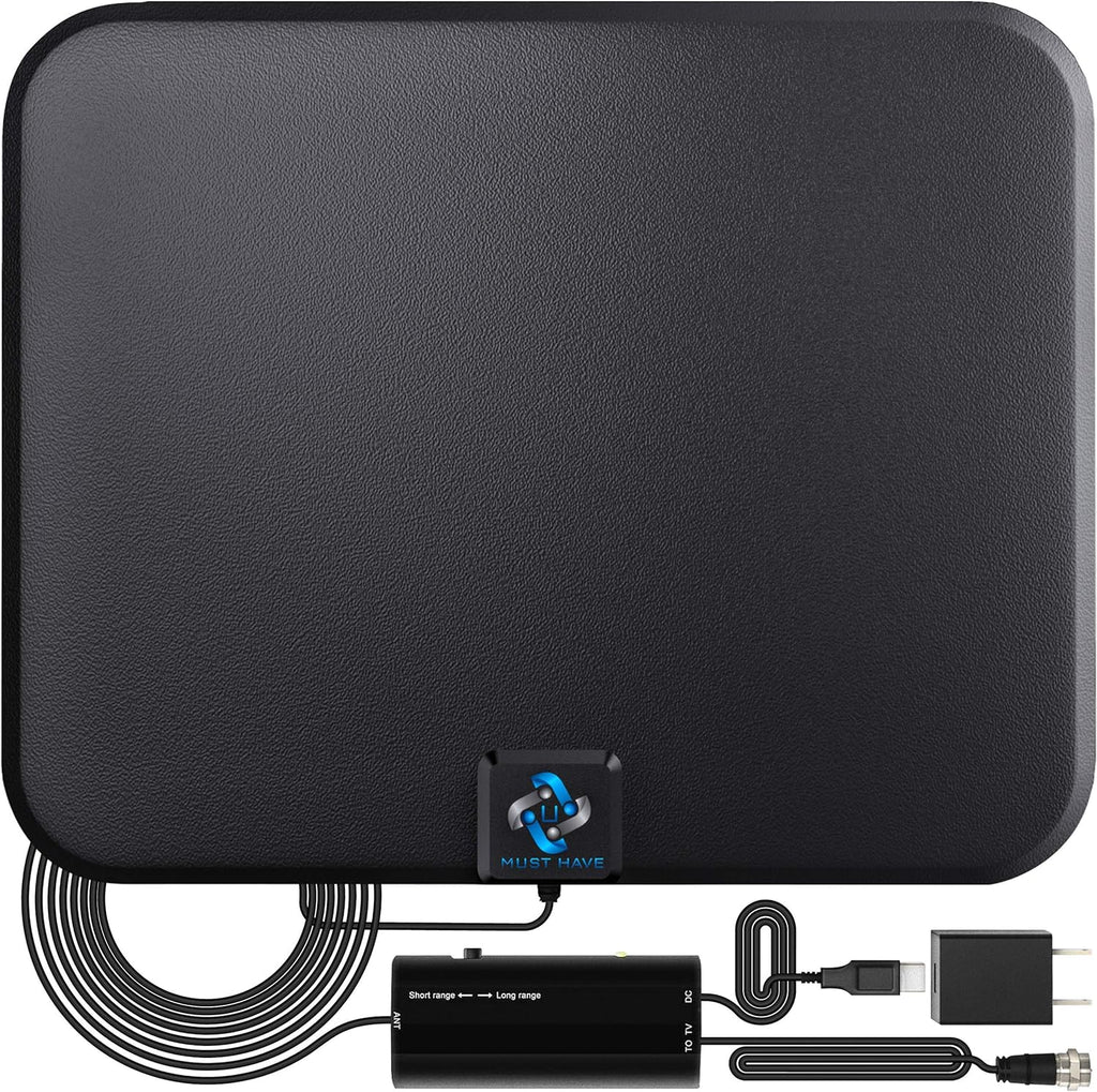 Amplified HD Digital TV Antenna with 18ft Coax Cable F369292