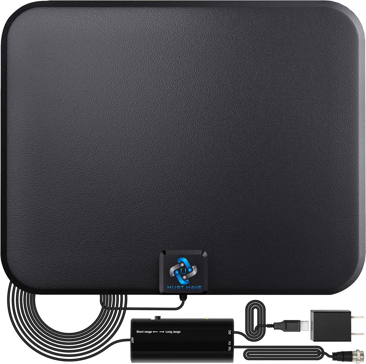 Amplified HD Digital TV Antenna with 18ft Coax Cable F369292