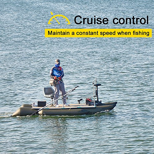 12V 55LBS 54" Shaft Bow Mount Electric Trolling Motor with 2.4G Remote Control D560
