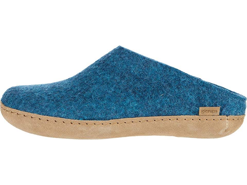 Open Heel Petrol Shoes I874
