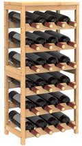 12 Bottles 3 Tier Bamboo Wine Rack C404576