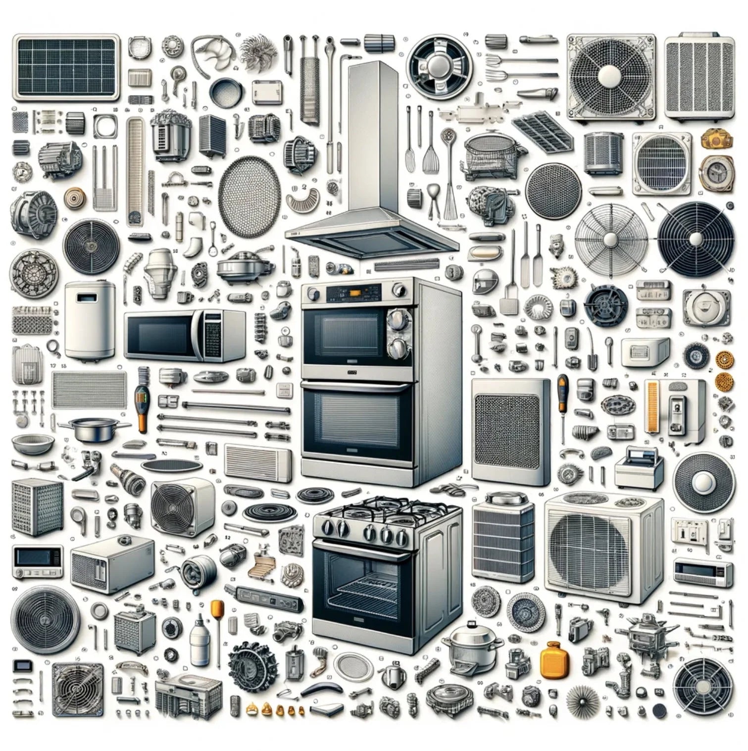 Microwave Door H497