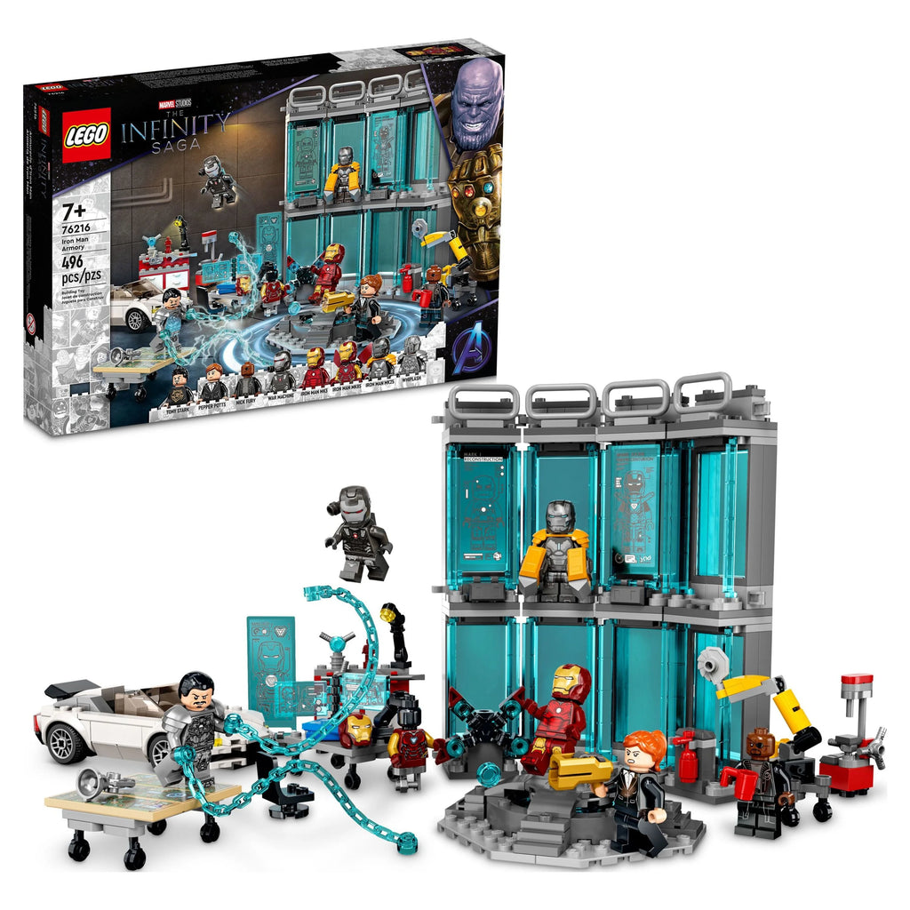 LEGO Marvel Iron Man Armory Toy Building Set 76216 L355