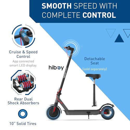 500W Motor 10" Solid Tires Folding Electric Scooter I48280