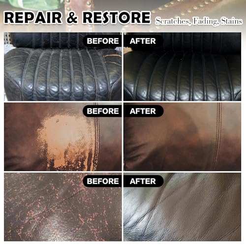 Black Leather Recoloring Balm Restoration Cream T31610