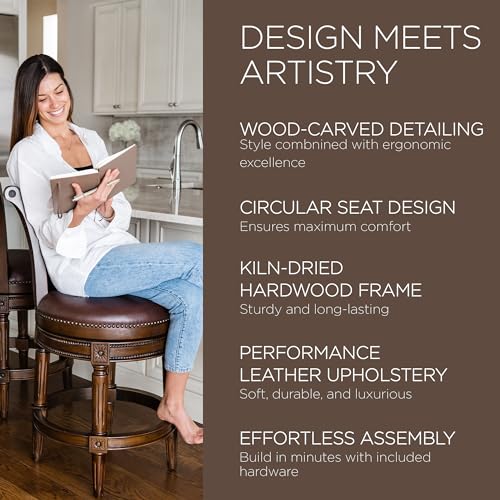 White Oak Finish Natural Color Fabric Counter Height Barstool with Back, Set of 2 K2598