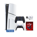 White 2TB SSD PS5 Gaming Console with Two Controllers L4733