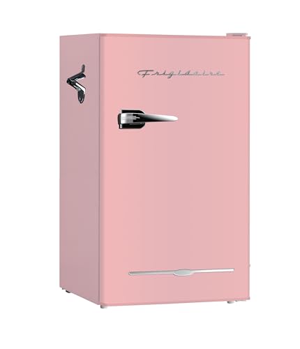 Pink/Coral 3.2 cu. Ft Retro Bar Fridge Refrigerator D3417