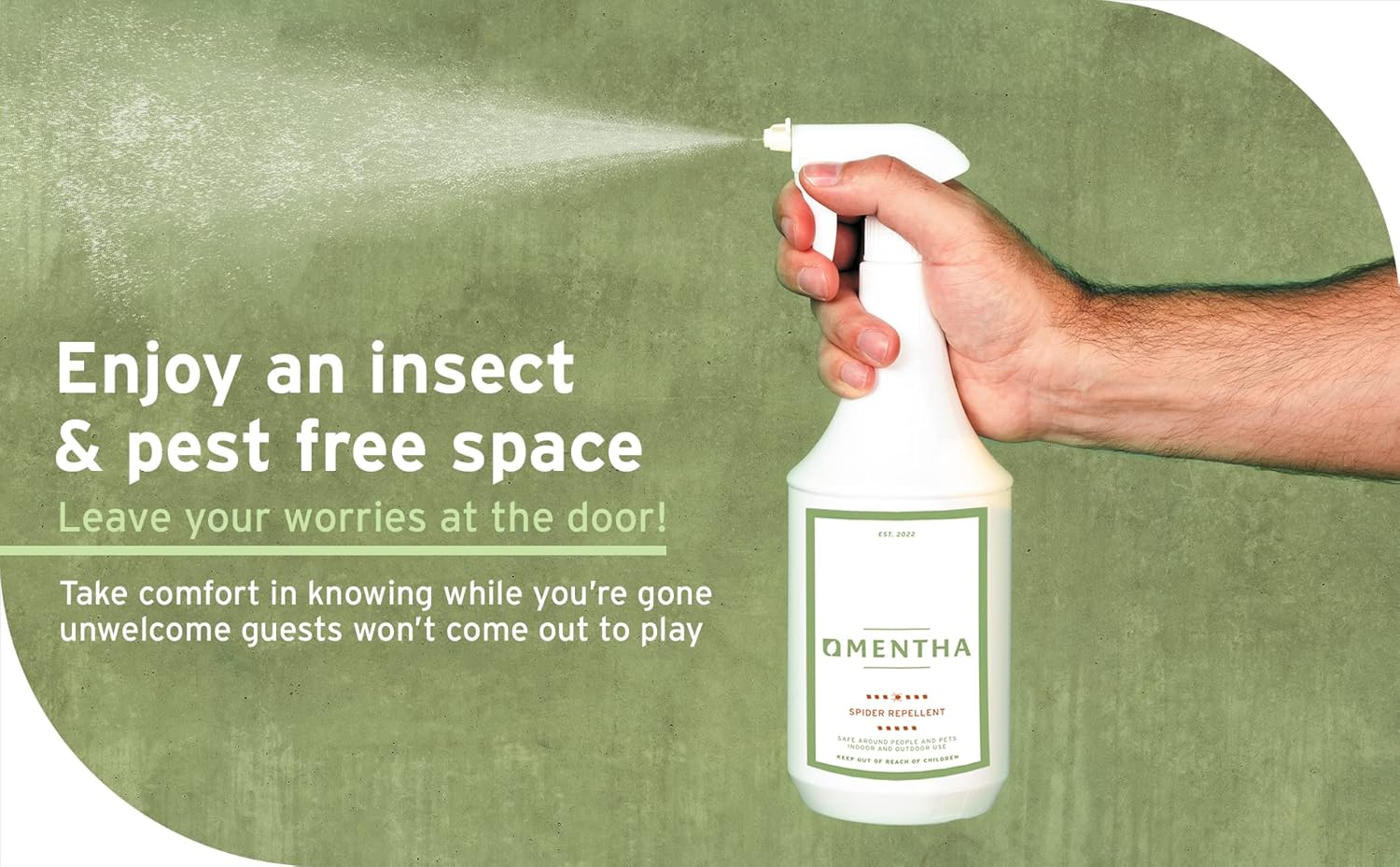 16oz Peppermint Oil Insect and Pest Control Spray I875