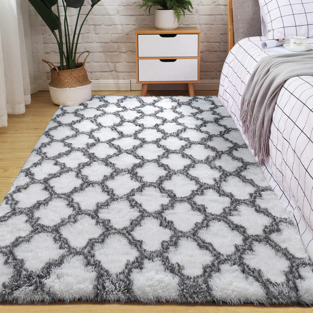 Soft Velvet Area Rug P63385