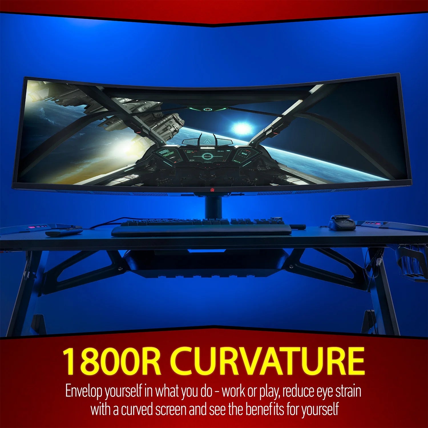 49" Curved Ultrawide 5K Gaming Monitor, 32:9, 120 Hz P9032