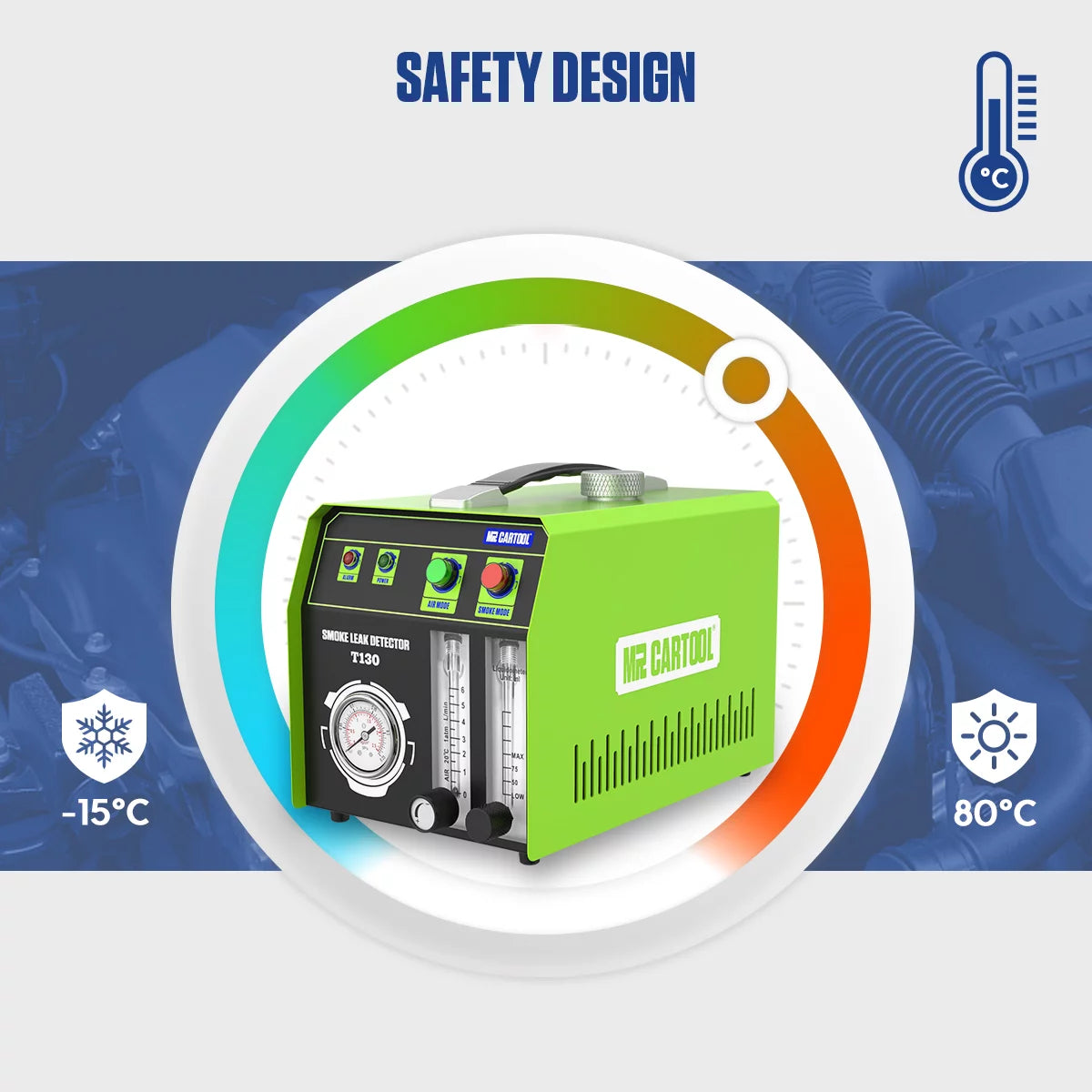 EVAP Vacuum Smoke Machine with Adjustable Flowmeter A8796