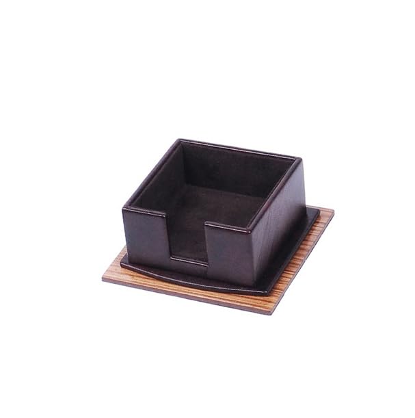 Brown Walnut Wood 10 Pcs Desk Organizer V994042
