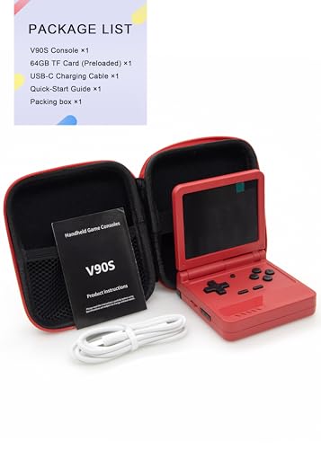 Transparent Black Retro Handheld Console A32807