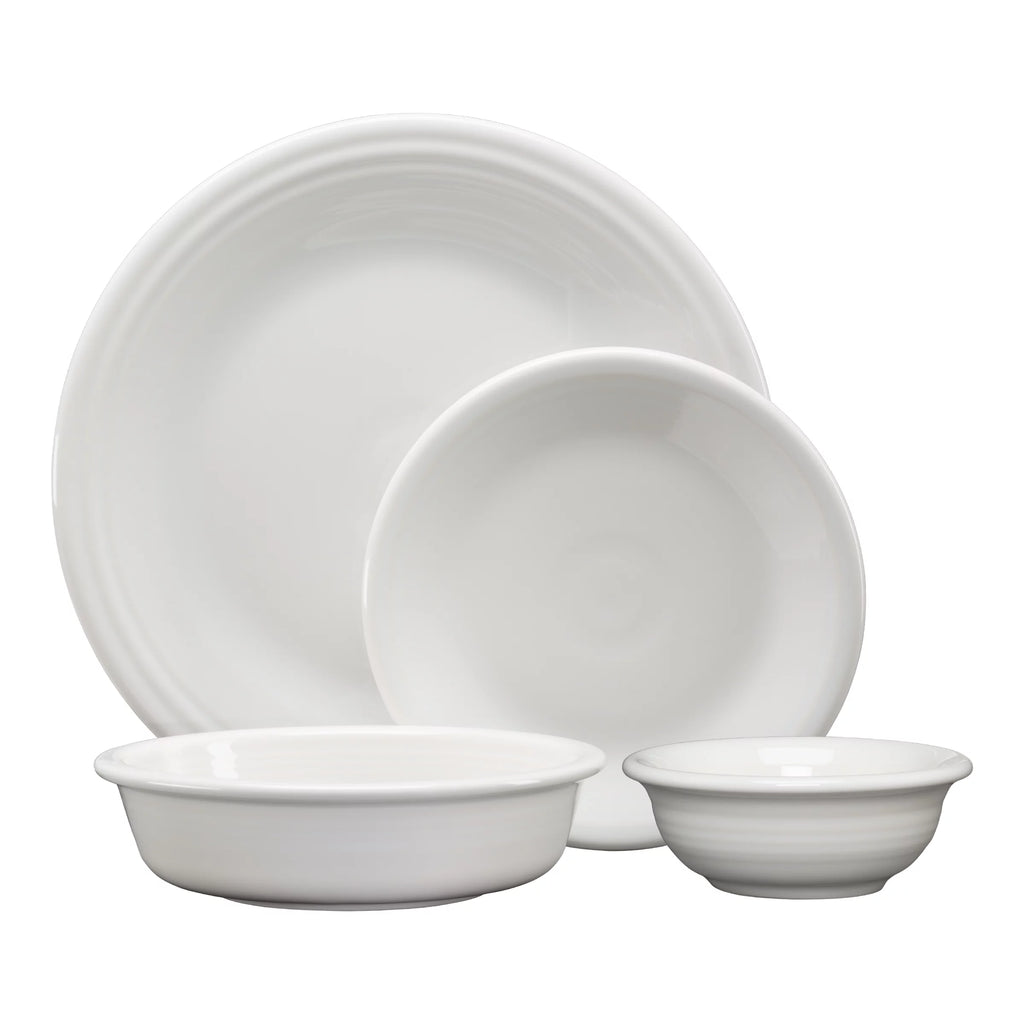 16pc White Dinnerware Set Z596