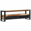47.2"x11.8"x15.7" Solid Sheesham Wood TV Cabinet W225988