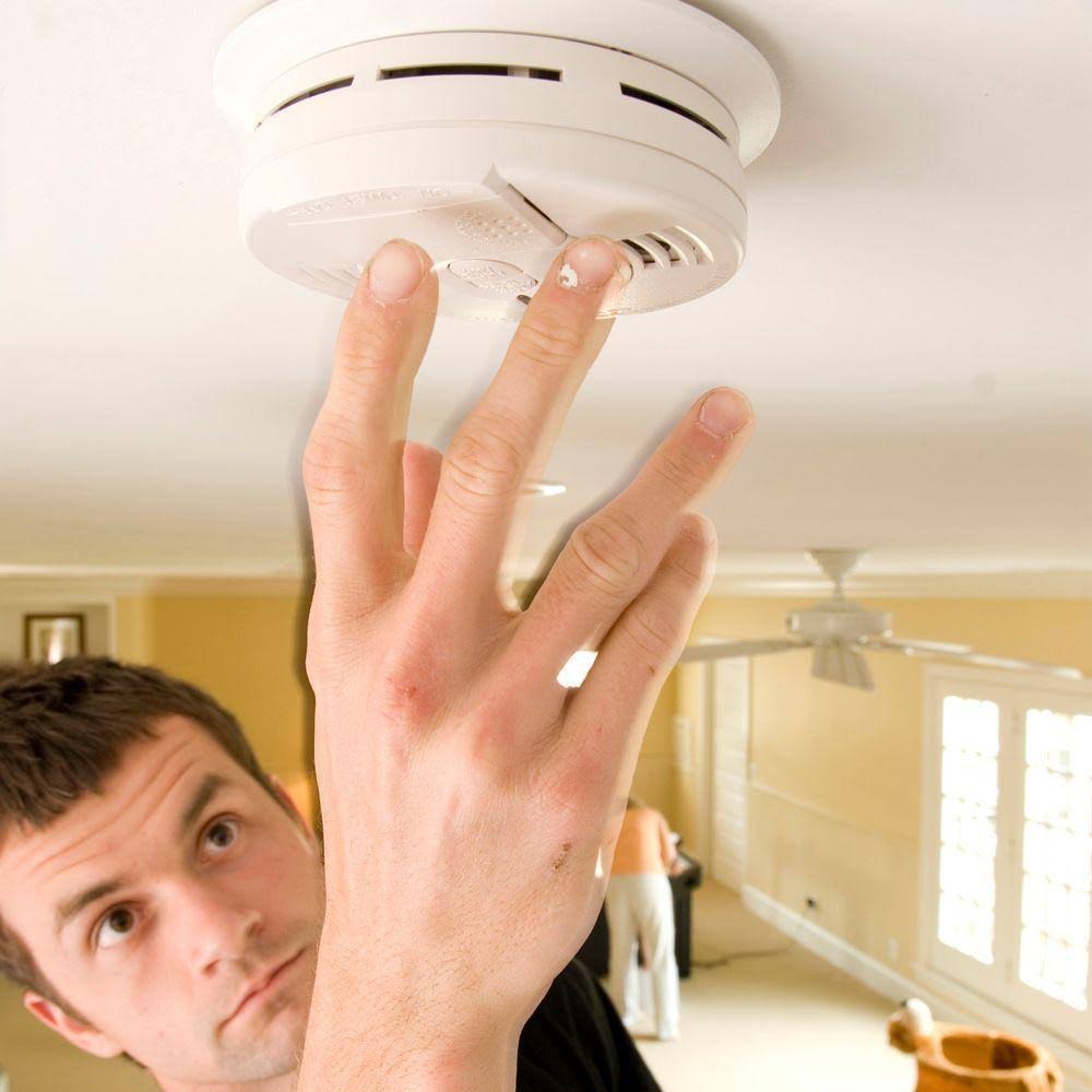 12-Pack Hardwired Smoke Detector with Ionization Sensor V545