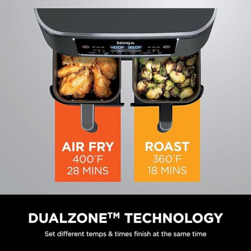 Grey 10QT DualZone Air Fryer S40911