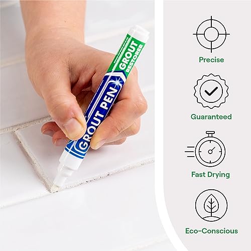 White Narrow 5mm Tip Grout Pen (7mL) G296