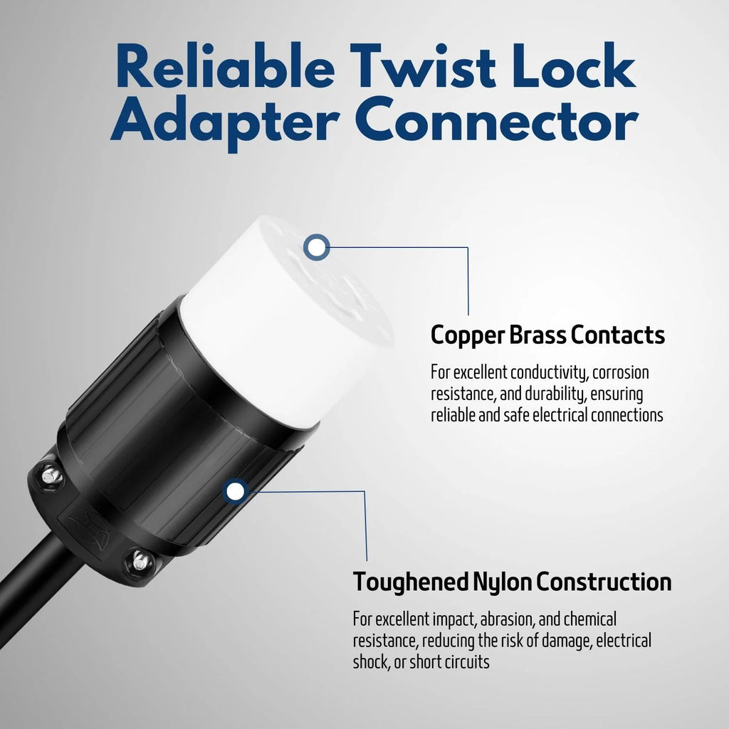 30 AMP 125/250V 3 Pole 4 Wire Locking Connector Z690