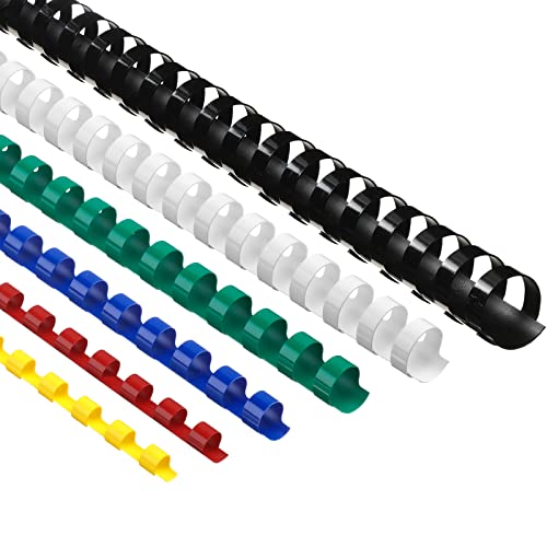 5/8 in Black Plastic Comb Binding Spines T98076