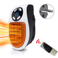 500W Plug-in Space Heater with Adjustable Thermostat and Timer A944903