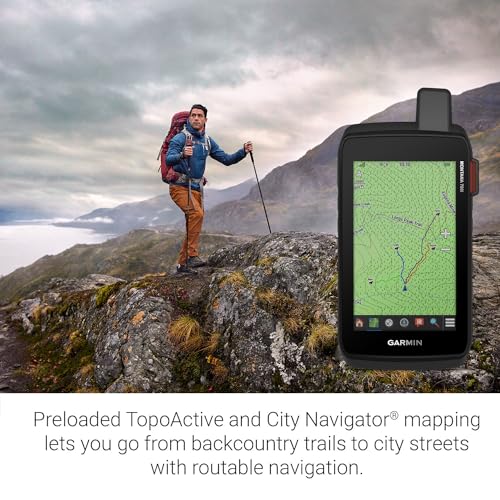 Rugged GPS Handheld with inReach and Charger, Green Camo P14200