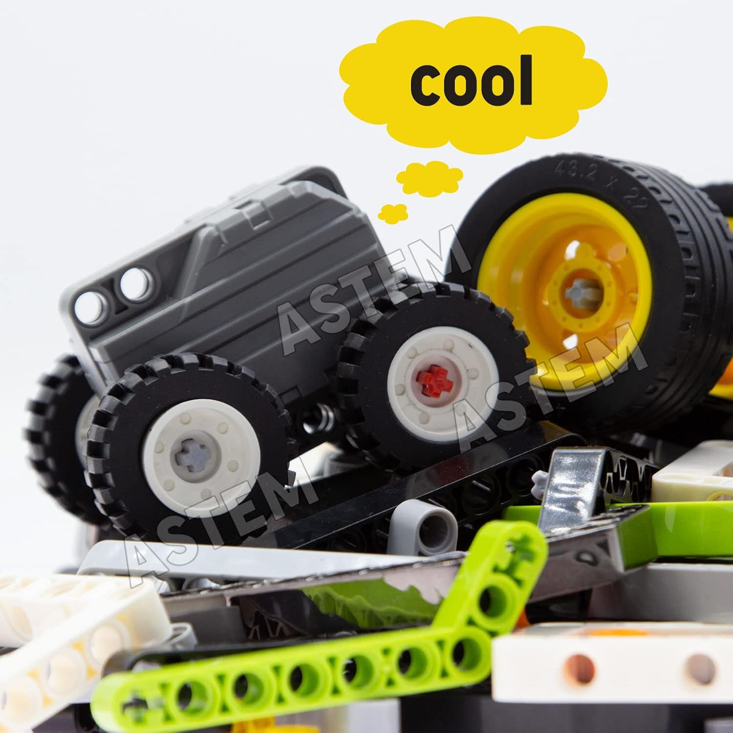 Regular-Sized Mechanical Building Block Parts Include Brick, Bush, Technic Pin Z943