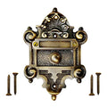 Antique Black Finish Wired Doorbell Button W303792