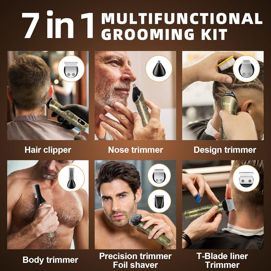 Beard Trimmer with Electric Shavers, Beard Grooming Kit K2065