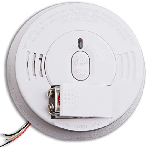 Hardwired Smoke Alarm with Battery Backup D5375