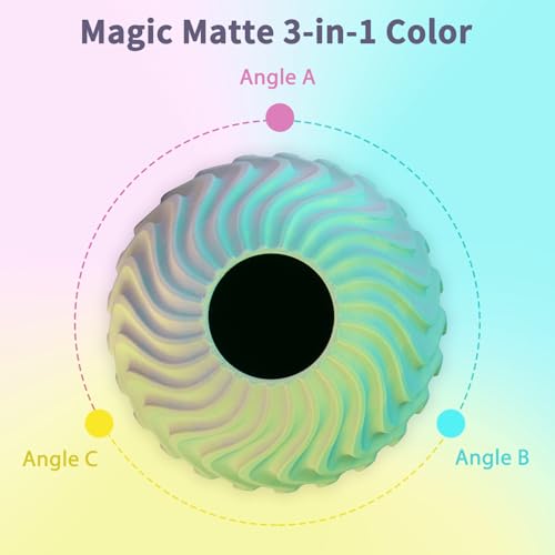 Clear Multicolor PLA 3D Printer Filament 1KG F429349