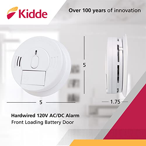 Hardwired Smoke Alarm with Battery Backup D5375