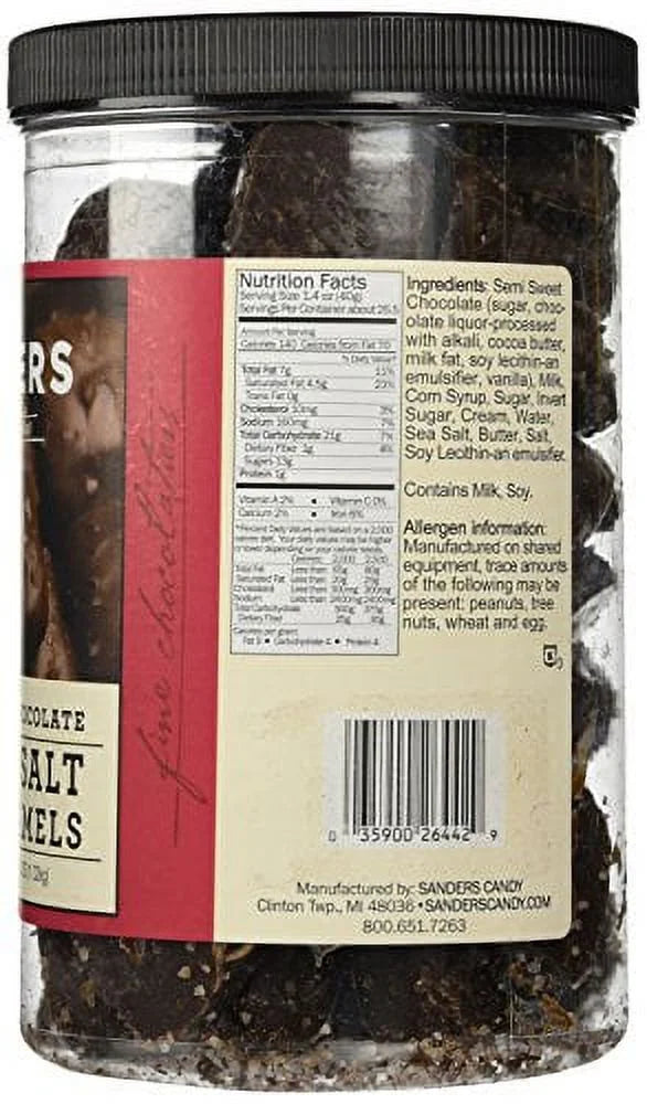 Dark Chocolate Sea Salt Caramels 36 ounces O9414